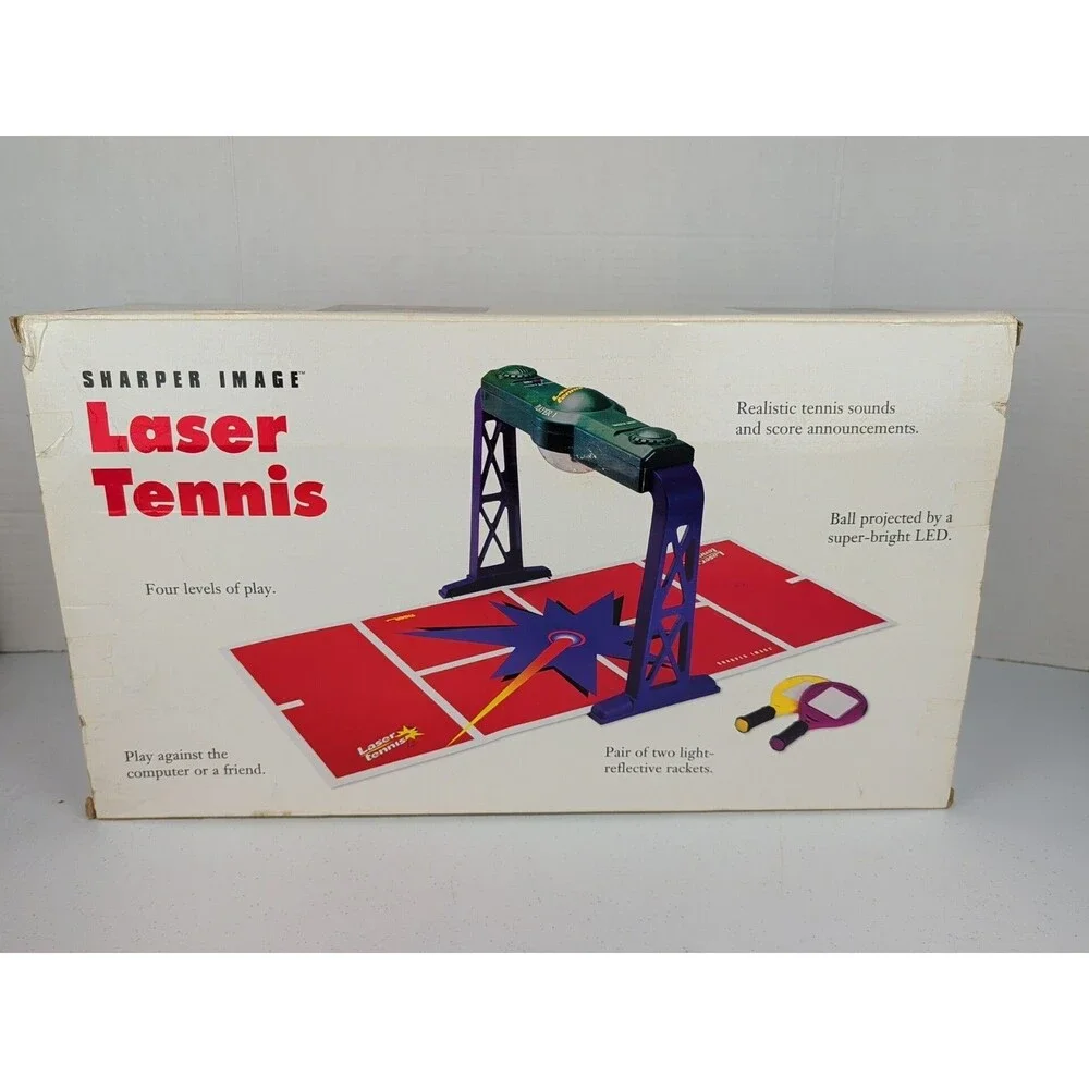VTG 2000 TIGER Electronics LASER TENNIS Electronic Board Game RARE NIB Table Top